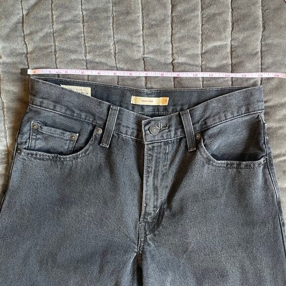 Baggy Dad Women's Jeans faded black wash size 25 - Picture 3 of 8